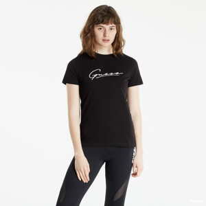 Dámské tričko GUESS Camiseta Anne černé