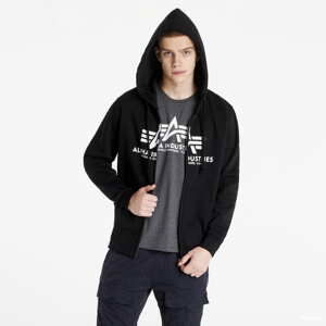 Mikina Alpha Industries Basic Zip Hoodie černá