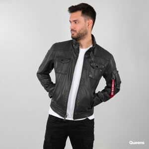 Bomber bunda Alpha Industries MA-1 Leather LW II černá