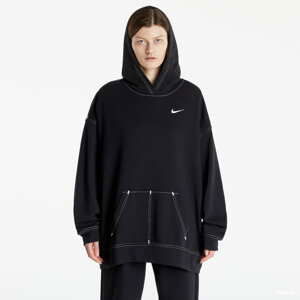 Dámská mikina Nike Oversized Hoodie Black/ Black/ White/ White