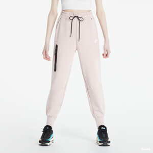 Tepláky Nike W NSW Tech Fleece Essential HR Pant světle růžové