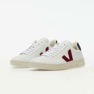 Veja V-12 Leather extra / white / marsala