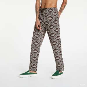 Tepláky GUESS All Over Logo Sweatpants Brown