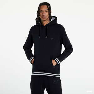 Mikina GUESS Christian Fleece Hooded Black