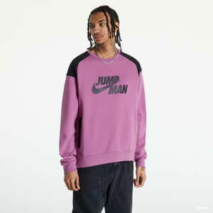 Mikina Jordan Jumpman Fleece Crew Sweatshirt fialová