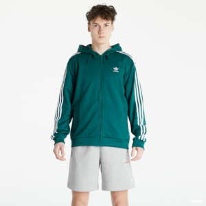 Mikina adidas Originals Adicolor Full Zip Hoody zelená