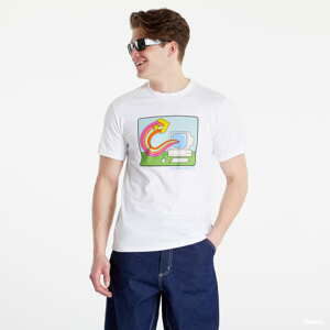 Tričko s krátkým rukávem Converse 90s Nostalgia Mens Tee White