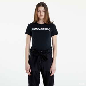 Dámské tričko Converse Floral Logo Graphic Tee Black Black