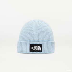 Kulich The North Face Logo Box Cuffed Beanie modrá