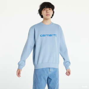 Mikina Carhartt WIP Crewneck modrá