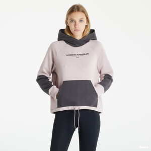 Dámská mikina Under Armour Rival + Fleece Hoodie-PNK Pink