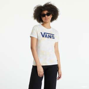 Dámské tričko Vans Wash Crew Tee White / Batikované