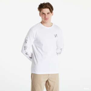 RVCA Benjamin Jean Jean Crane Long Sleeve Tee bílé