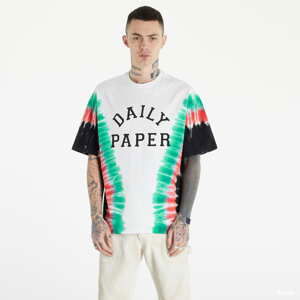 Tričko s krátkým rukávem Daily Paper Mocta SS T-shirt Tie Dye Bílé