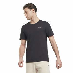 Pánské tričko Reebok Left Chest Logo Tee černé