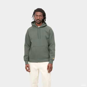 Mikina Carhartt WIP Hooded Chase Sweat zelená