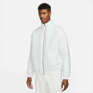 Bomber bunda Nike Solo Swoosh Satin Bomber Jacket White