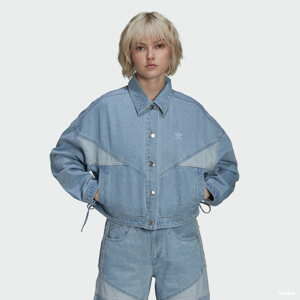 Bunda adidas Originals Denim Jacket modrá