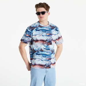 Tričko s krátkým rukávem Fila Cutro Aop Loose Tee modré/vícebarevné