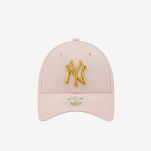 Kšiltovka New Era New York Yankees Metallic Logo Womens Pink 9FORTY Cap růžová