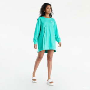 Šaty adidas Originals Original Sweatshirt Dress tyrkysové