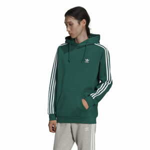 Mikina adidas Originals 3-Stripes Hoodie zelená