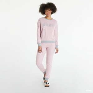 Dámské pyžamo DKNY WMS Long PJ Set růžové