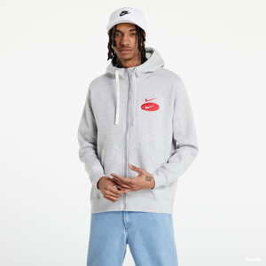 Mikina Nike Swoosh League Brushed Back Fleece Hoodie Grey