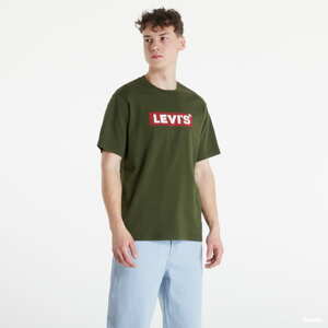 Pánské tričko Levi's ® SS Relaxed Fit Tee tmavě zelená