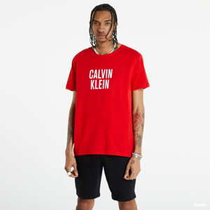 Tričko s krátkým rukávem Calvin Klein Relaxed Crew Tee Red