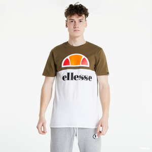 Tričko s krátkým rukávem ellesse Arbatax Men's T-Shirt White / Brown