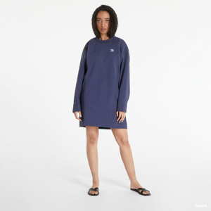 Šaty adidas Originals Adicolor Classics Woven Back Oversized Sweater Navy