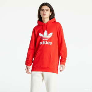 Mikina adidas Originals Trefoil Hoodie červená