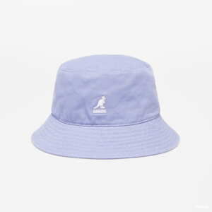 Klobouk KANGOL Washed Bucket fialový