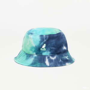 Klobouk KANGOL Tie Dye Bucket tyrkysový