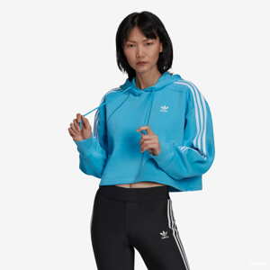 adidas Originals Adicolor Classics Cropped Hoodie modrá