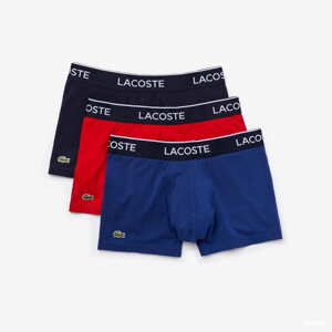 LACOSTE Underwear trunk Navy Blue/ Red-Methylene