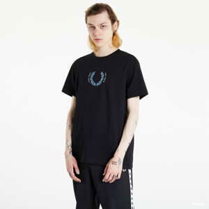 Pánské tričko FRED PERRY Laurel Wreath Tee černé