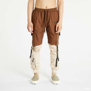 Kalhoty Sixth June Bicolored Straps Cargo Pants hnědé