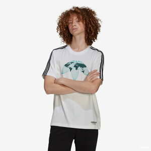 Tričko s krátkým rukávem adidas Originals Graphics United T-Shirt White