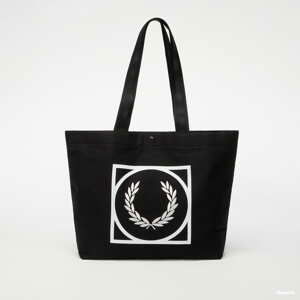 Taška FRED PERRY Print Tote Bag černá