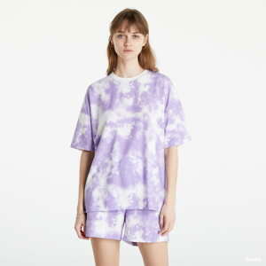 Dámské tričko Noisy May Short Sleeved Tie Dye Top fialové / bílé