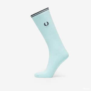 Ponožky FRED PERRY Tipped Socks tyrkysové