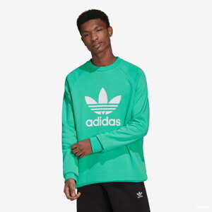 Mikina adidas Originals Trefoil Crewneck tyrkysová