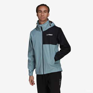 Bunda adidas Performance Terrex Multi RAIN.RDY Primegreen Two-Layer Rain Jacket Blue