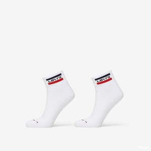 Ponožky Levi's ® Mid Cut 2-Pack Socks bílé