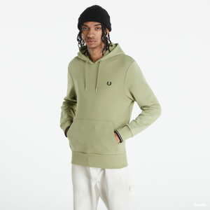 Mikina FRED PERRY Tipped Hooded Sweatshirt zelená