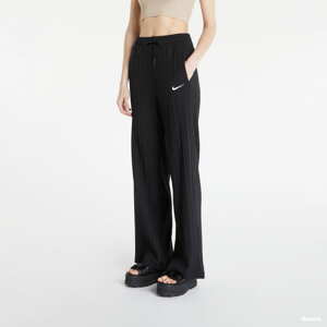 Dámské kalhoty Nike W NSW Ribbed Jersey Wide Leg Pant Black