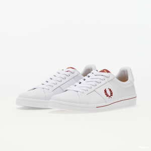 FRED PERRY B3329 Leather/Contrast Stitch white