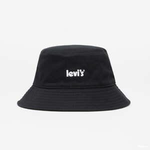 Klobouk Levi's ® Men's Poster Logo Bucket Hat černý